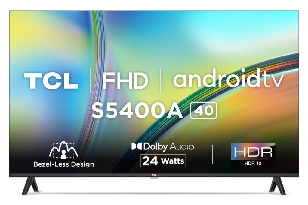 TCL 101 cm (40 inches) Bezel-Less S Series Full HD Smart Android LED TV (17,990)