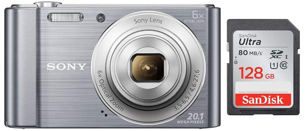 Sony CyberShot DSC W810 20.1MP Digital  Budget Camera