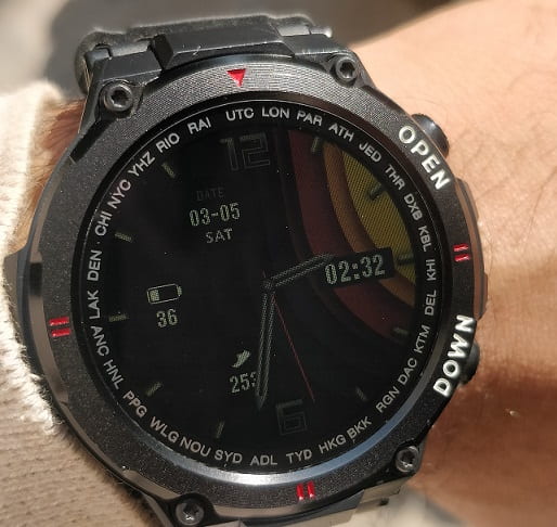 Just Corsica Ray Kanabis Smart watch