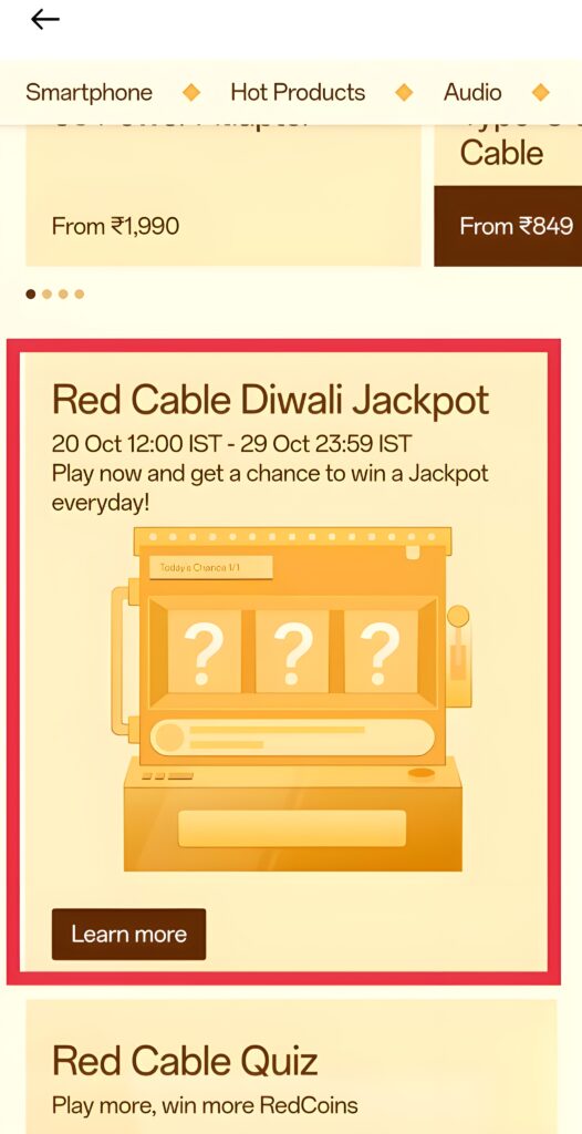 OnePlus Red Cable Jackpot