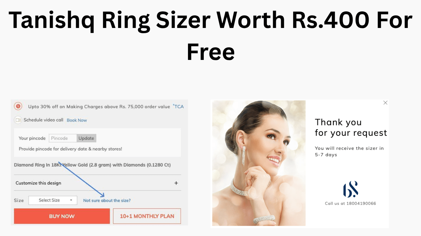 Tanishq Ring Sizer Worth Rs.400 For Free